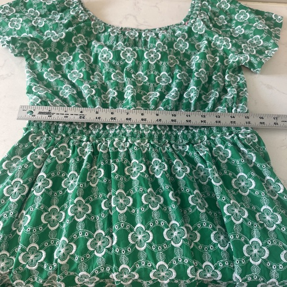 Boden Size 8 Green Embroidered Bohemian Scoop Neck Dress - Picture 8 of 12